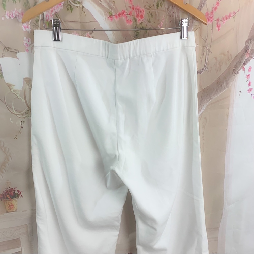 SOLD NEW J Jill Cotton Slouch Waistband Pull on Pant in White - Picture 6 of 11